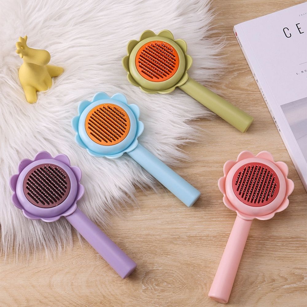 Pet Hair Removal Comb Brush Cleaning Slicker Brush for Cats Dog Hair Scraper Pet… image 5