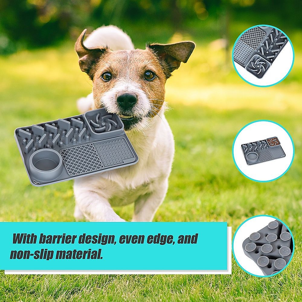 Pet Licking Mat Bite Resistant Non-Slip Slow Feeder image 7