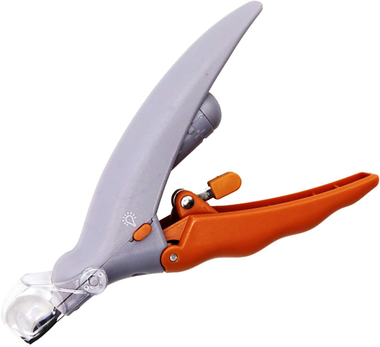 Pet Nail Clippers with LED Light - Cleaning - Orange - 1pc