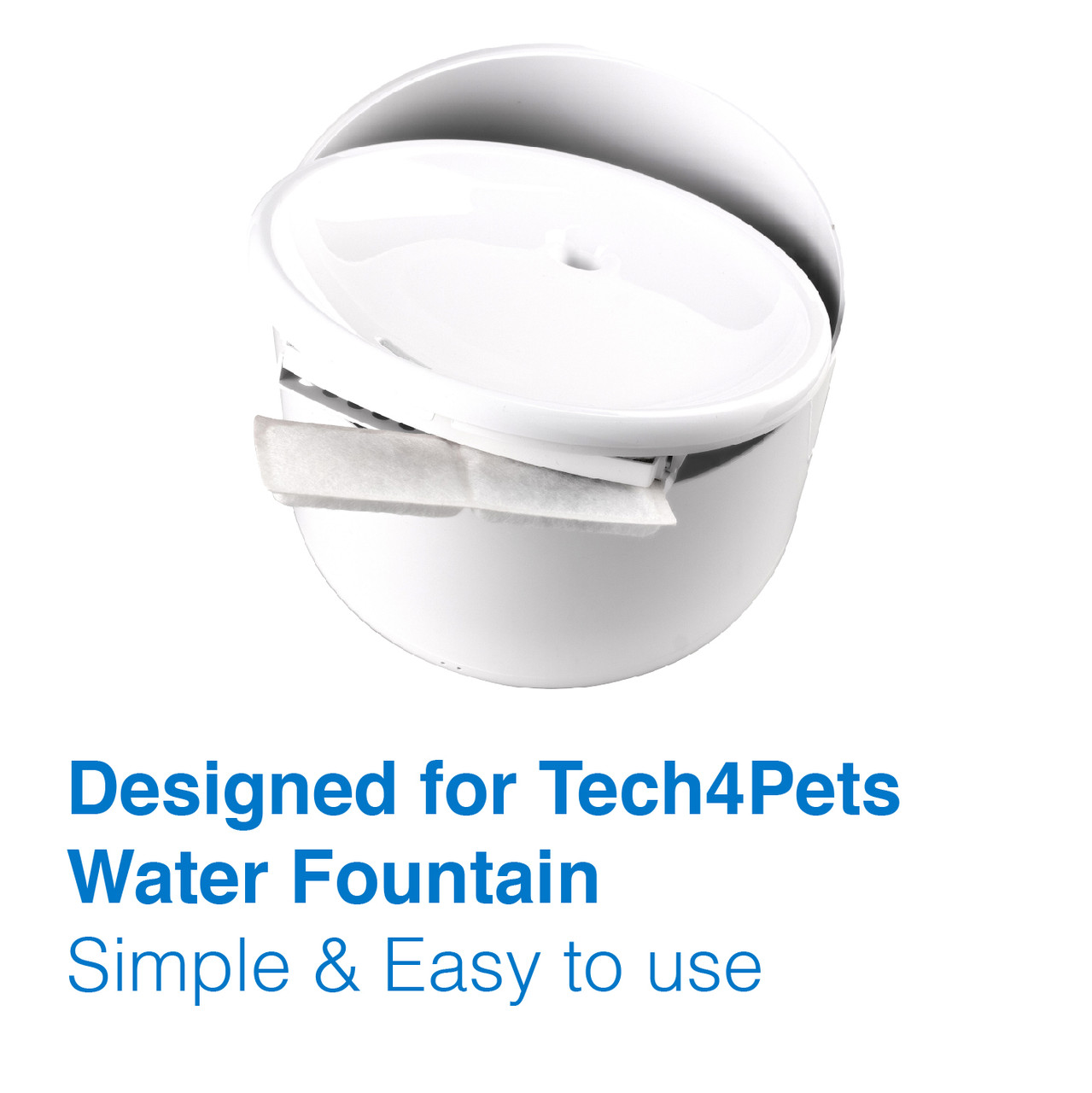 Tech4Pets 5-Pack Water Fountain Replacement Filters image 3