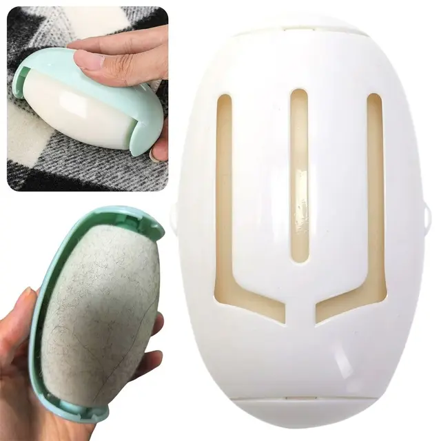Reusable Lint Rollers for Pet Hair – Portable Mini Lint Remover, White