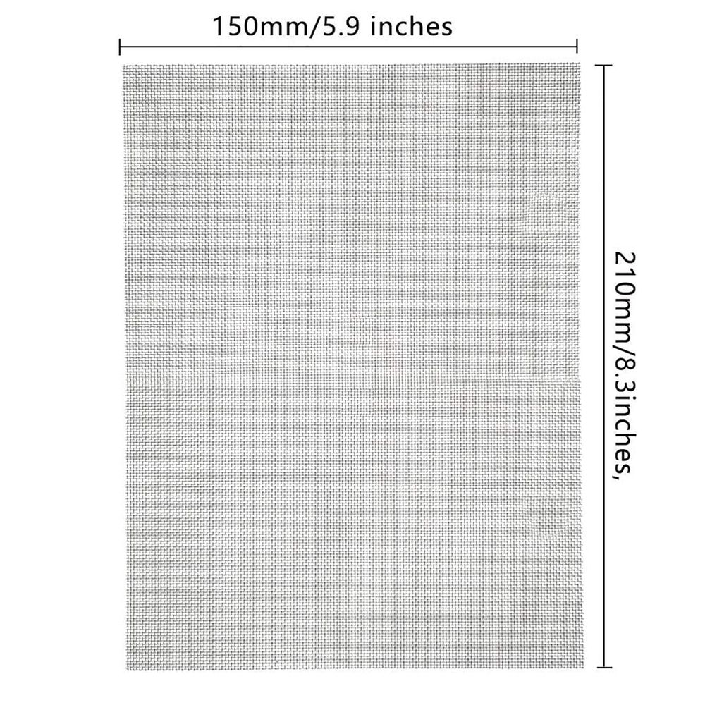 4 Pcs Stainless Steel Wire Mesh Panels, 5.9 × 8.3in image 3