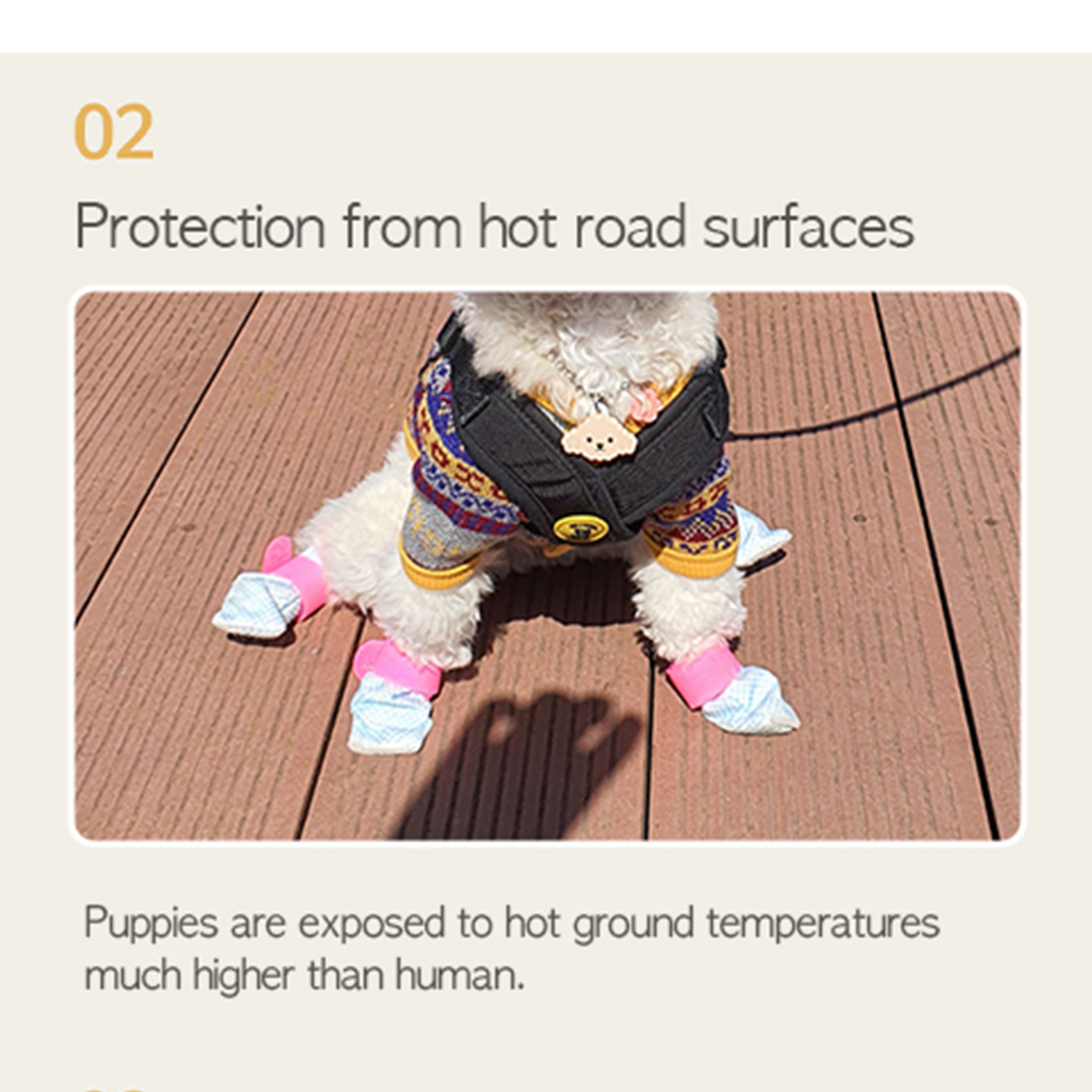 28pc X Dog Shoes Waterproof Disposable Boots Anti-Slip Pet Socks M VIOLET image 6