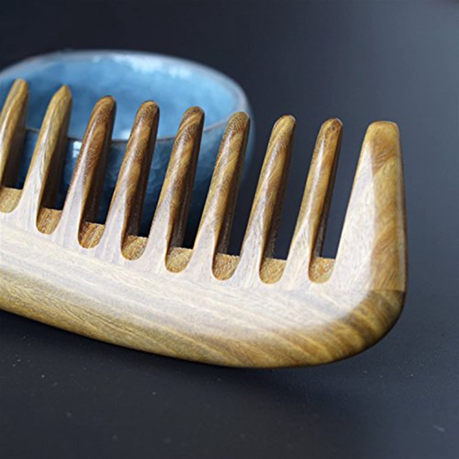 Natural Sandalwood Hair Combs - Anti-Static Sandalwood Scent Natural Hair Detangler… image 4