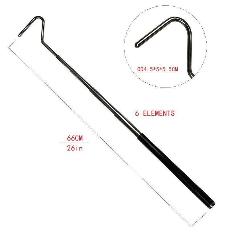 Snake Hook Adjustable Telescopic Snake Capture Hook Stainless Steel Reptile Hook image 8