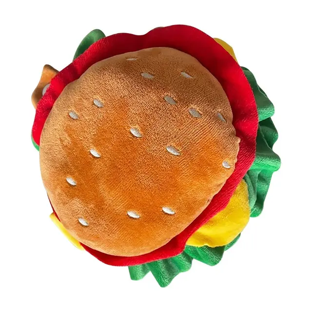 Colorful S Kitten Pet Headwear Funny Burger Hat Adjustable Cat Collar Costume Novelty…