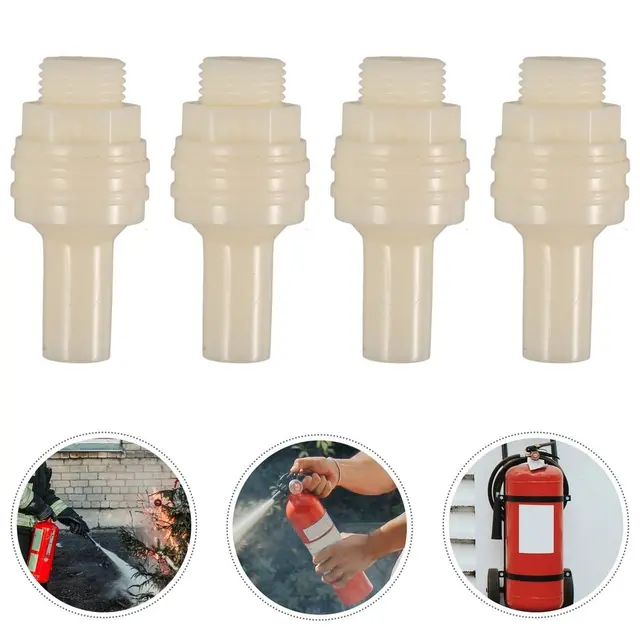 6Pcs Replacement Fire Extinguisher Nozzles Metal Wide Mouth Design for Daily Use Light…