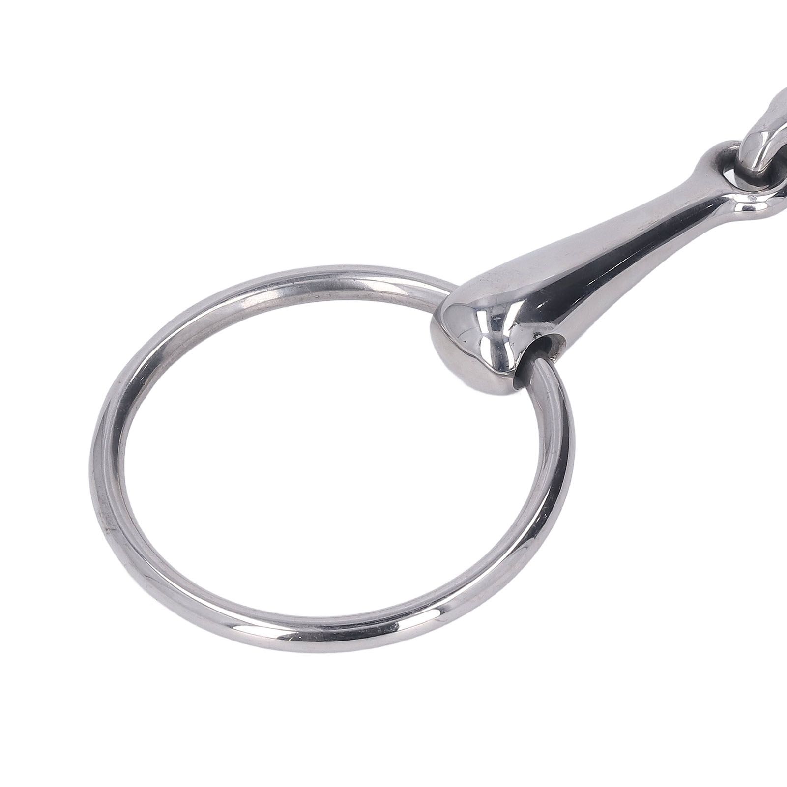 Horse Snaffle Stainless Steel Flexible Jointed Wearable Rust Proof O Ring Horse Mouth… image 14
