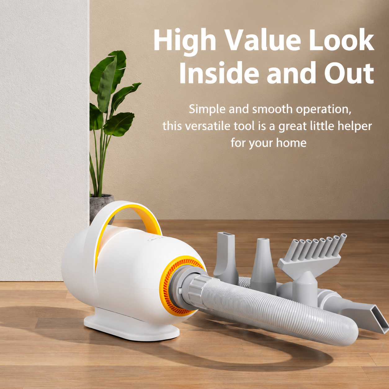 Smart Pet Grooming Dryer with Adjustable Speed Temperature and Replaceable Nozzles for… image 8
