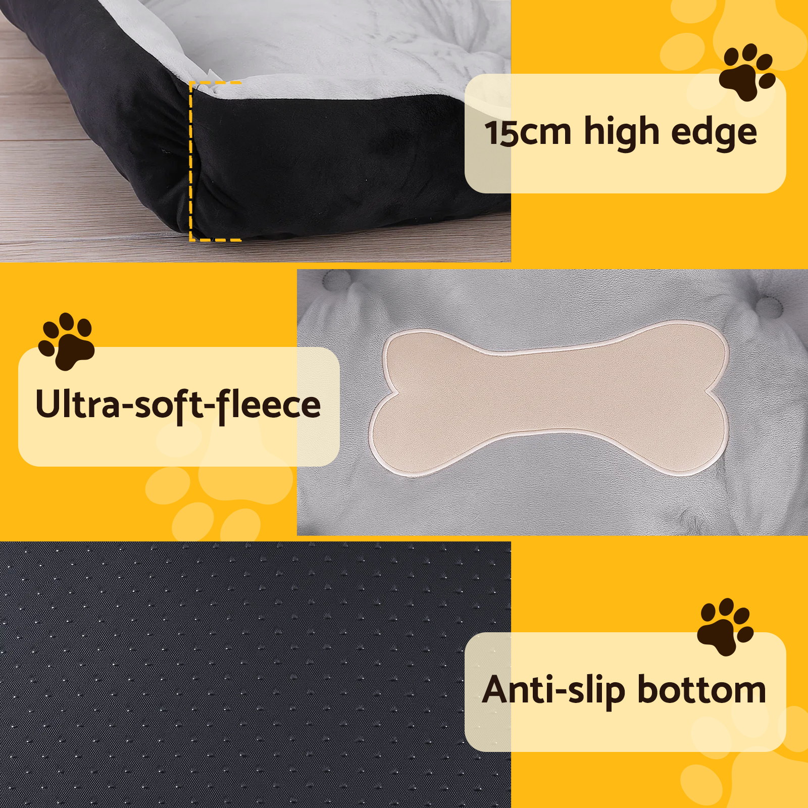 i.Pet Pet Bed Dog Bed Soft PP Cotton Mat Sleeping Comfy Cushion Washable Extra Large image 5