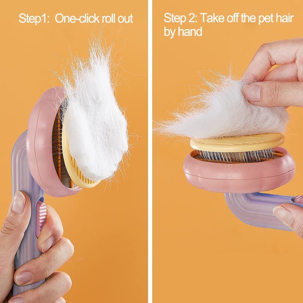 Cat Brush with Release Button image 2