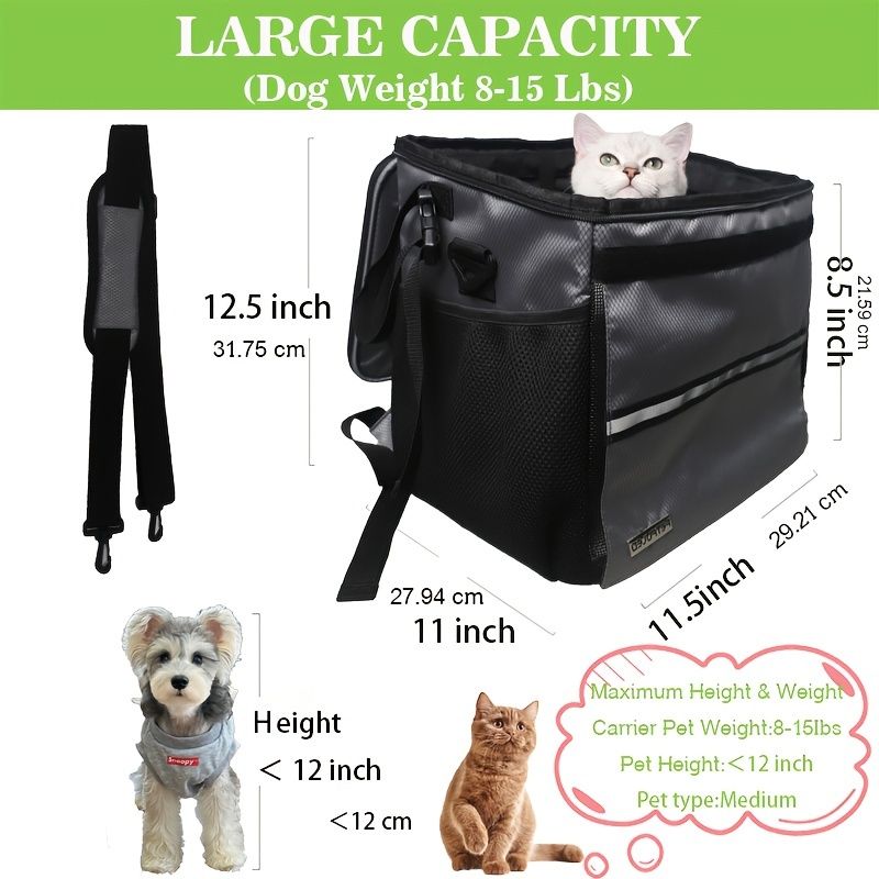 bicycle dog carrier front mounted dog carrier image 3