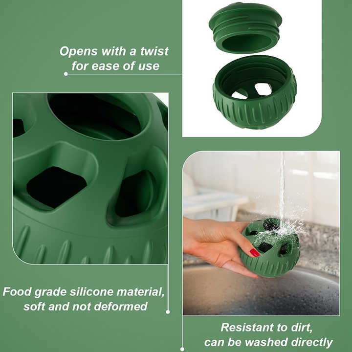 Grey Ball and Yellow Mold Pet Treat Dispensing Ball and Molding Set - Silicone Dog… image 6