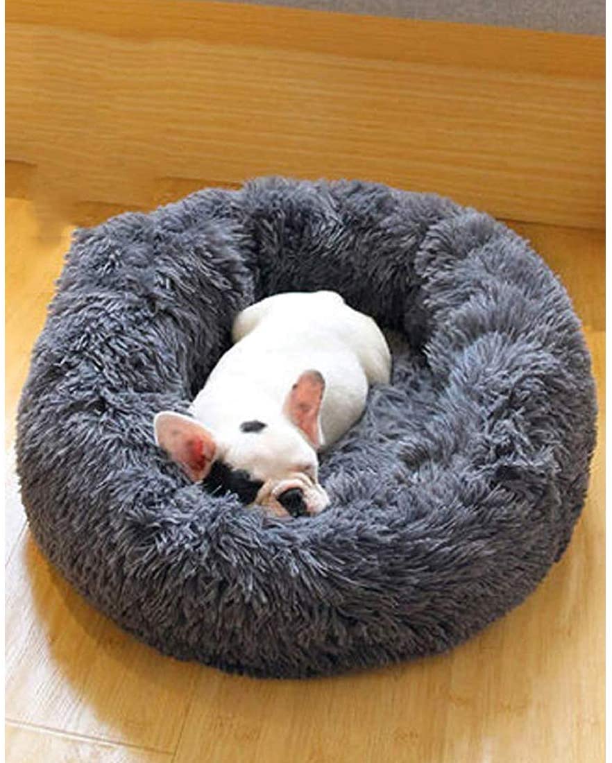 Soft Dog Bed Round Washable Plush Pet Kennel Cat Bed Mat Sofa Medium 60cm image 6