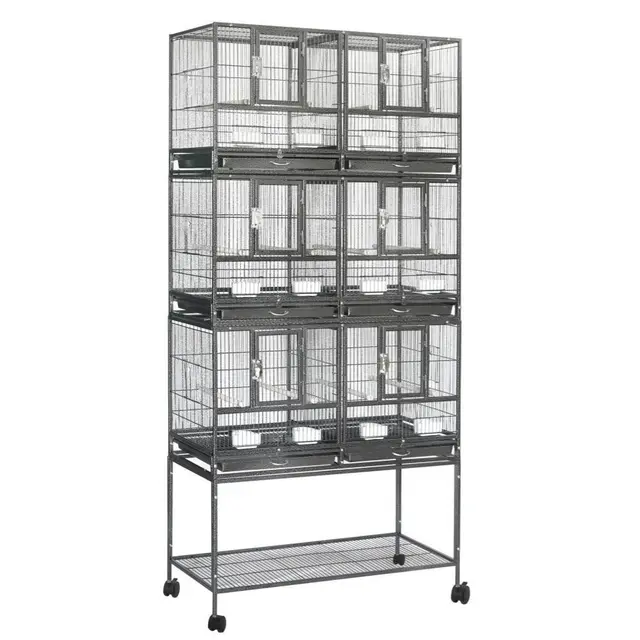 YES4PETS 208cm XXL Stackable Breeding Bird Budgies Aviary Cage