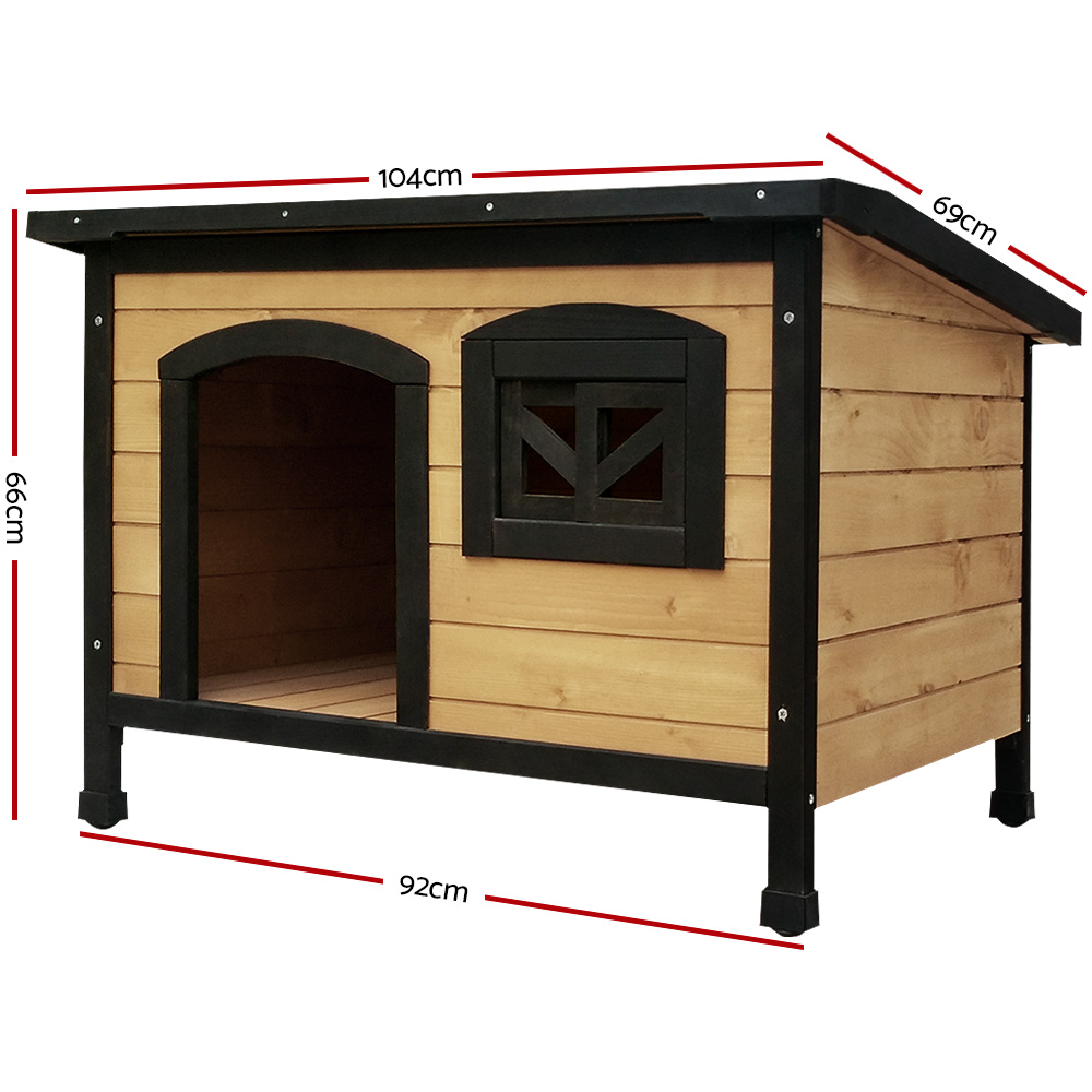 i.Pet Dog Kennel Extra Large Wooden Outdoor Indoor Puppy Pet House Cabin Crate… image 2