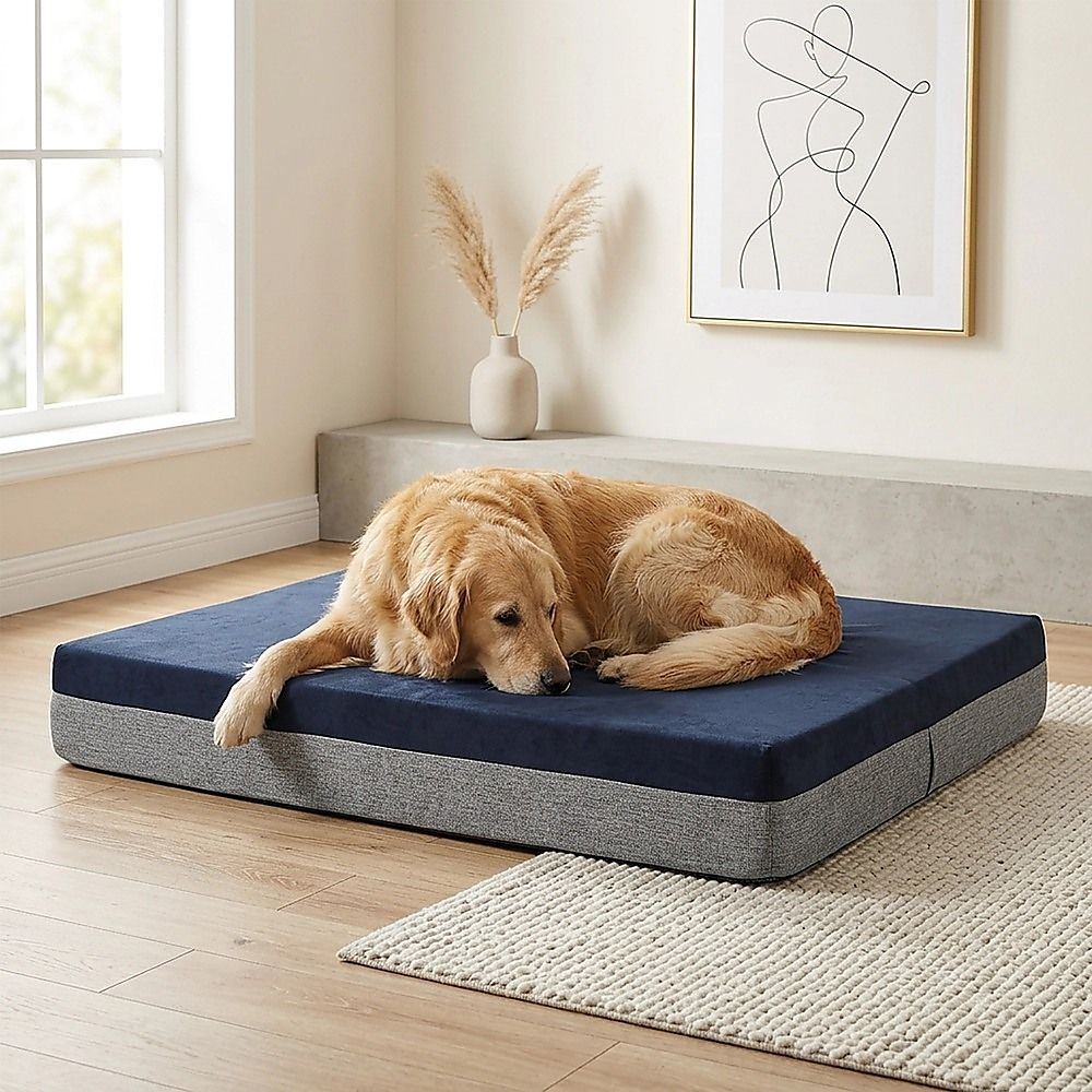 Memory Foam Dog Bed 15CM Thick Large Orthopedic Dog Pet Beds Waterproof Big image 7