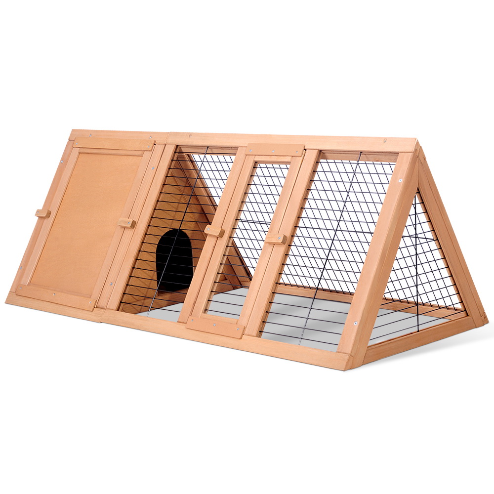 i.Pet Rabbit Hutch Chicken Coop 119cm x 51cm x 44cm Chicken Coop Large Run Wooden Cage… image 3