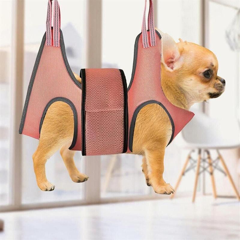 Small Pet Grooming Sling Hammock Dog Cat Restraint Bag Trimming Light Green - S image 7