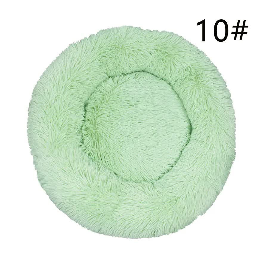 Calming Donut Pet Bed -Soft Faux Fur
