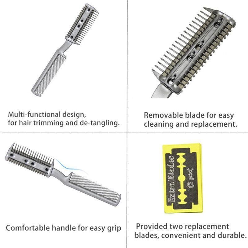 2 Sided Razor Clipper Comb Pet Hair Trimmer Grooming Cutter Dogs Cats Puppy image 5