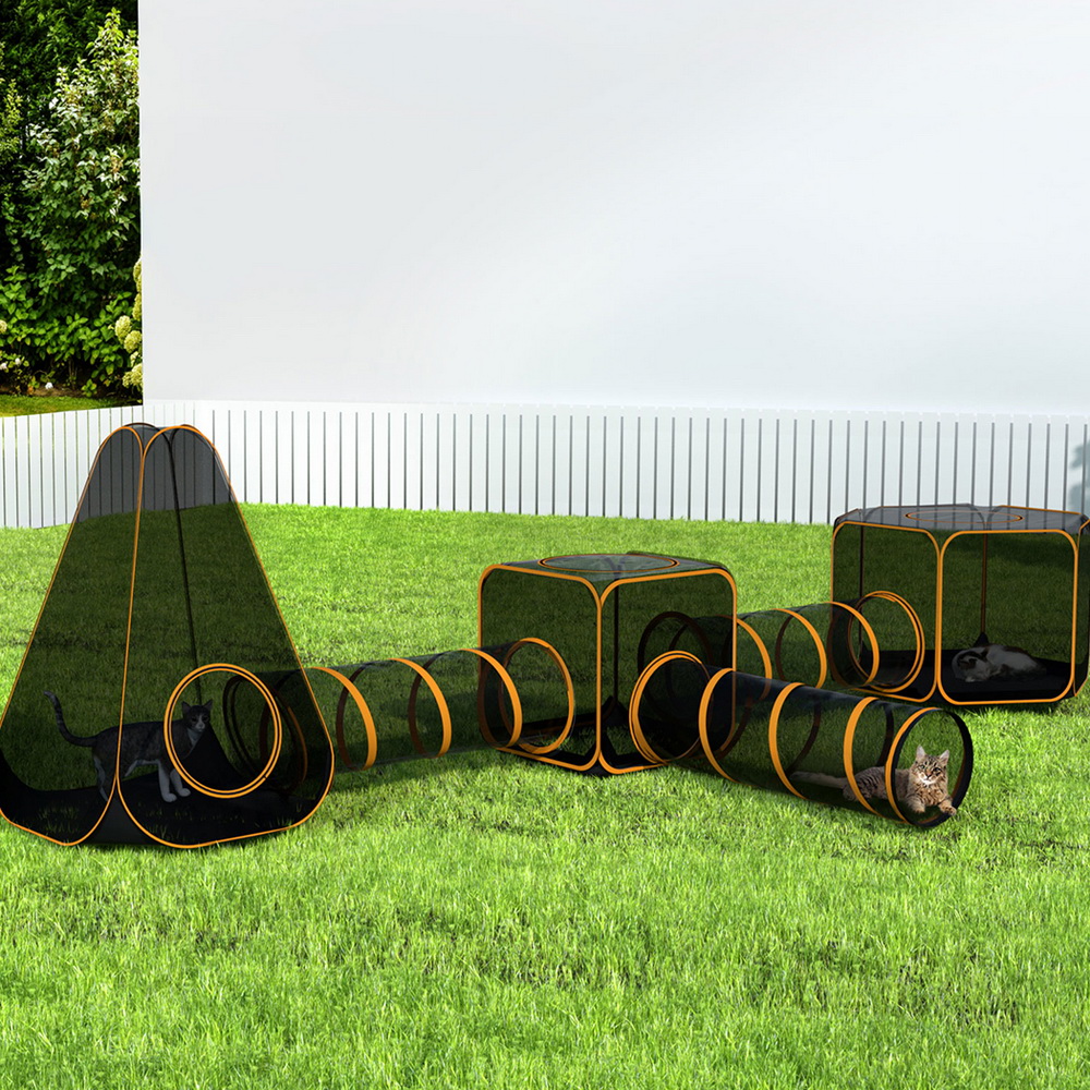 i.Pet Pet Playpen Cat House 6 IN 1 Tent Tunnel Dog Cage Puppy Rabbit Play Portable image 7