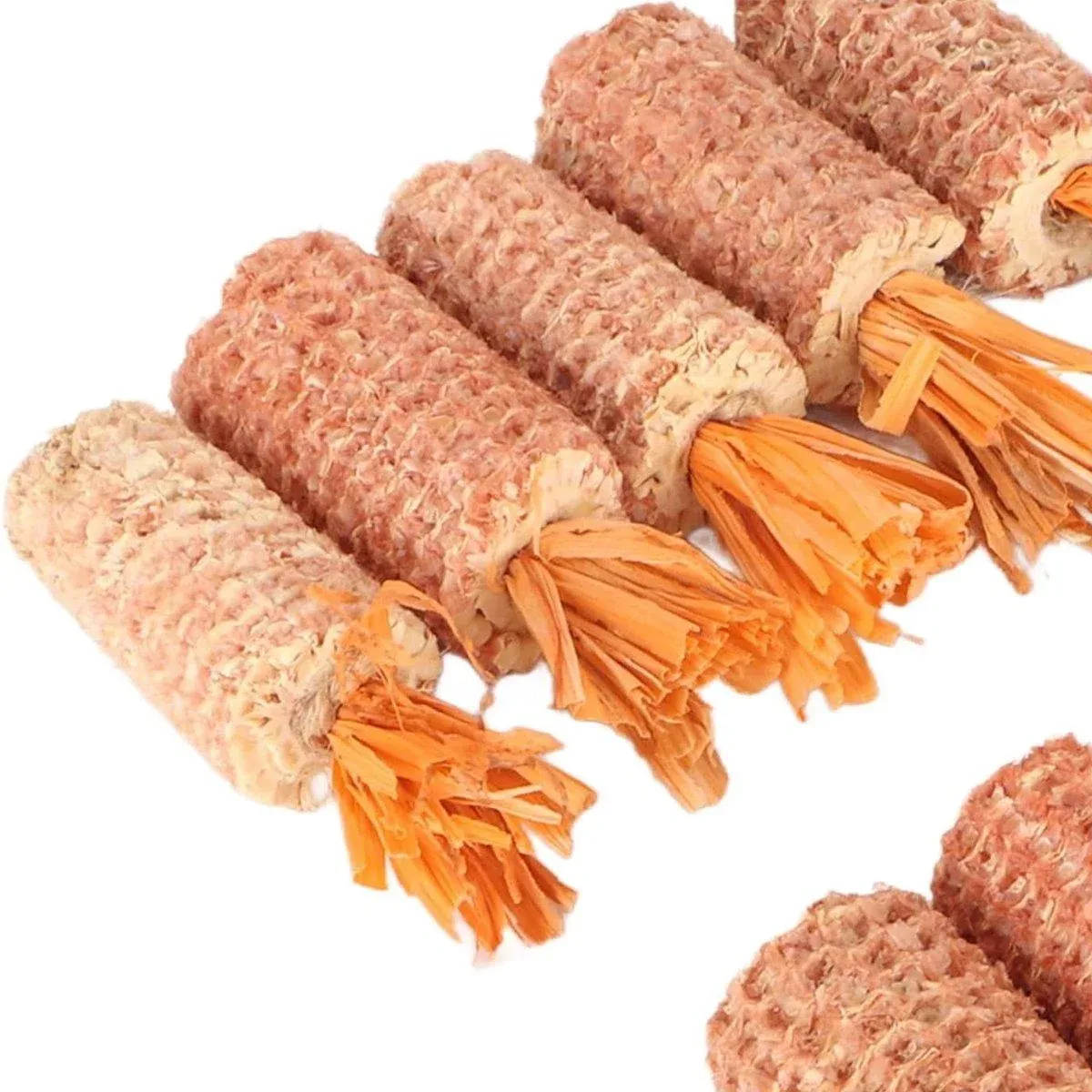 10pcs Pet Chewing Radish Hamster Toys Corn Cob Teething Sticks for Small Animals image 11