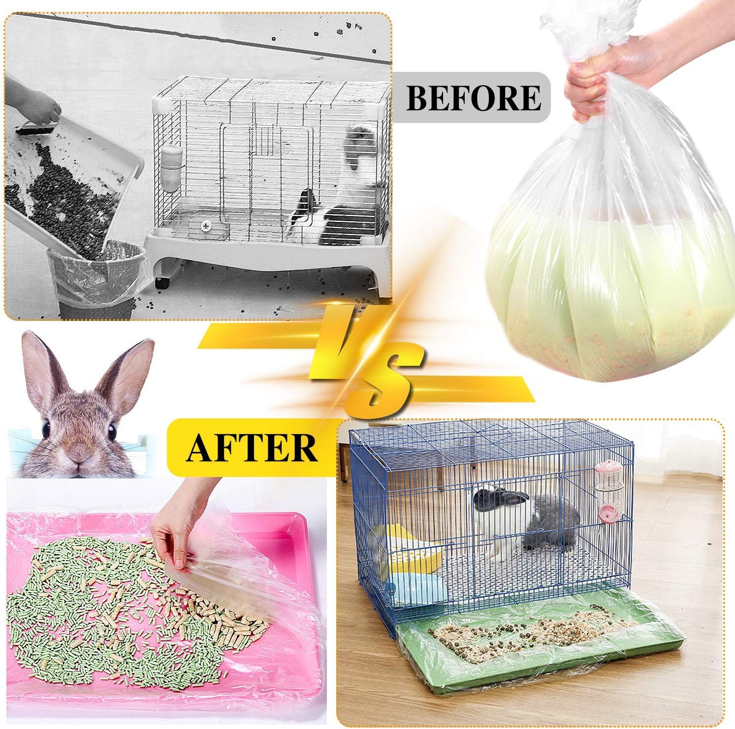 50 pcs Disposable Cage Liners image 6