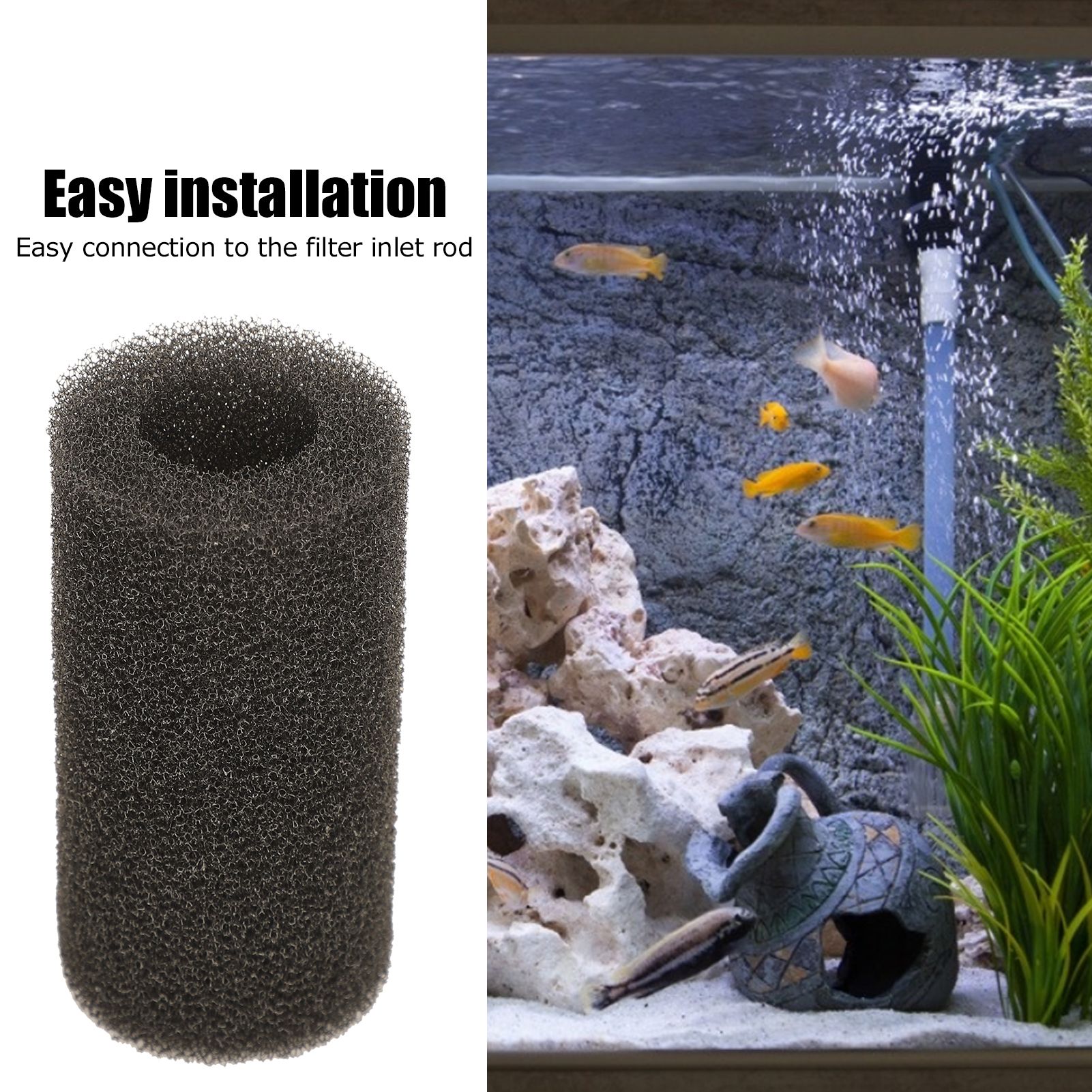 20Pcs Aquarium Fish Tank Water Inlet Sponge Filter Protector Cover Replacement… image 12