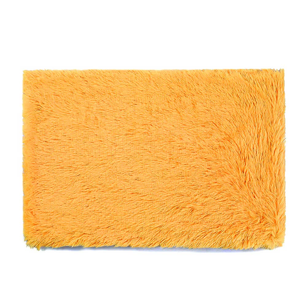 Fluffy Pet Blankets-Soft Faux Fur, Yellow