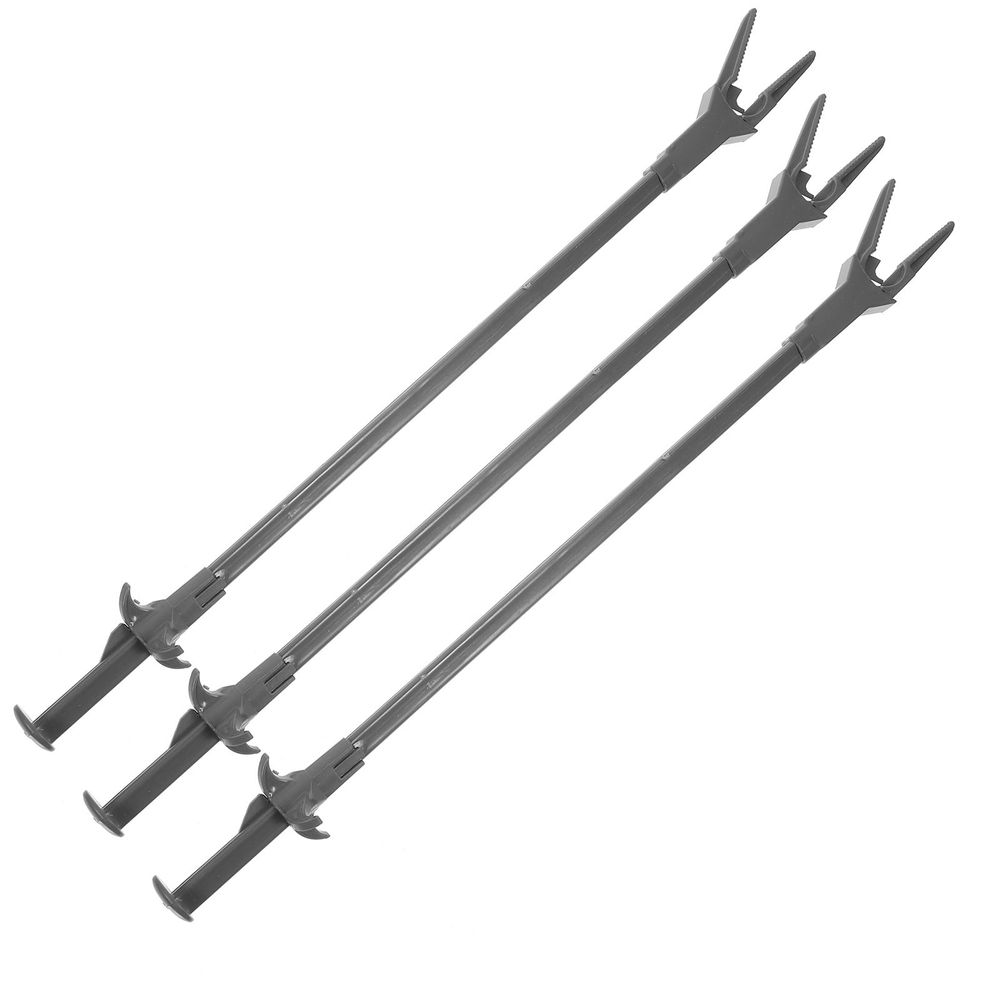 3Pcs Professional Aquarium Tongs Grey Long Handle for Fish Tank Cleaning with Aquatic… image 4