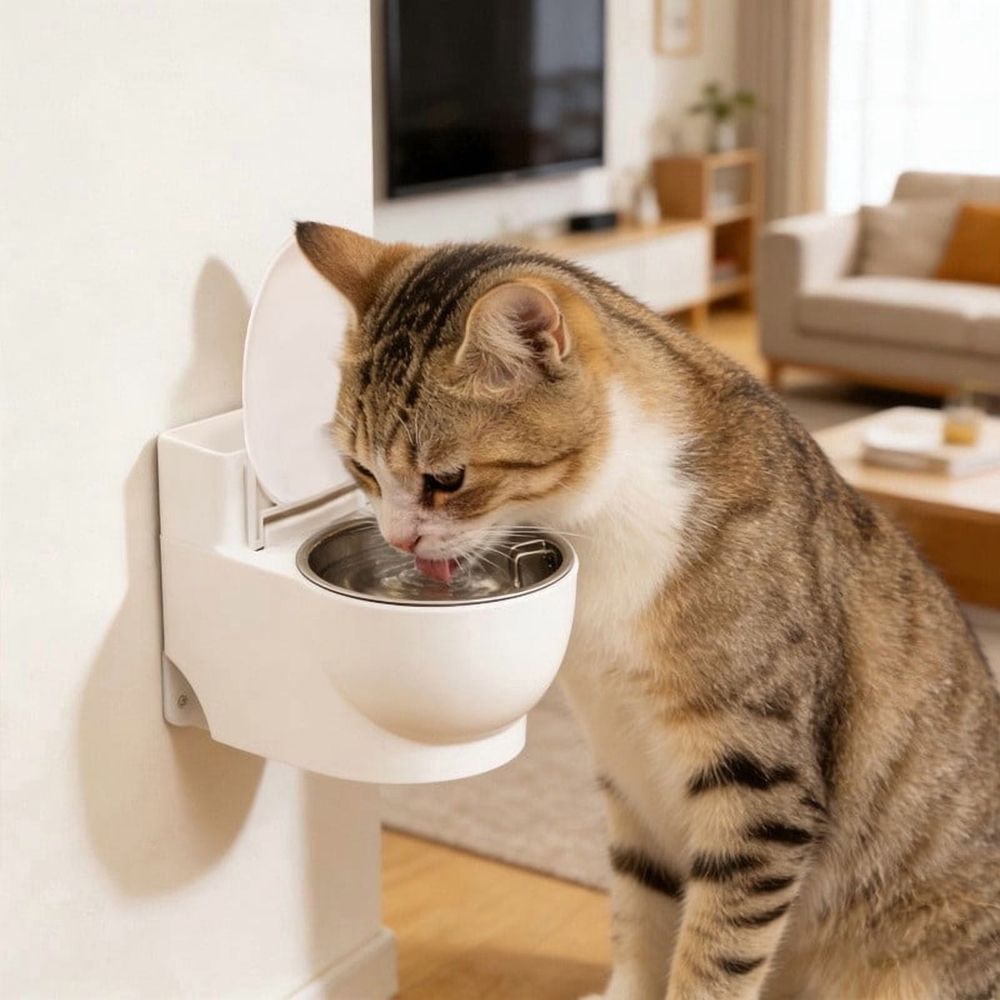 Pet Fun Toilet-Shaped Water Dispenser image 4