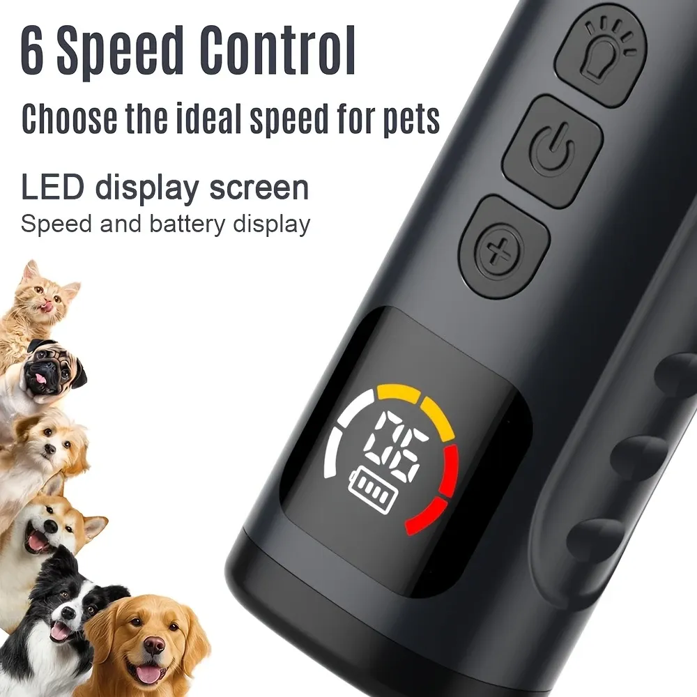 Electric Pet Nail Grinder w/ LED, White image 3