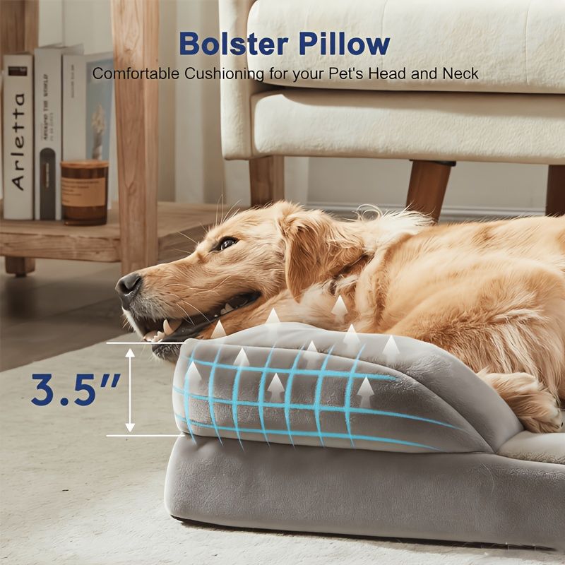 1 piece set XL size 102*80*18cm orthopedic foam dog bed, XL/Large/102 image 2