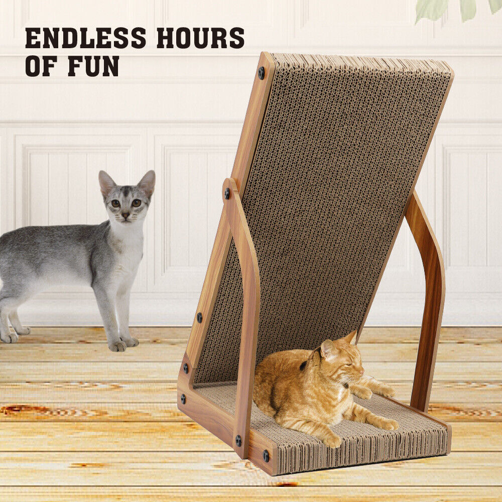VaKa Cat Scratching Scratcher Board Cat Tree Pad Lounge Toy Corrugated Cardboard image 10