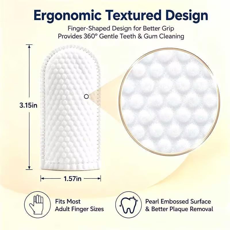Pet Teeth Cleaning Finger Wipes for Dogs & Cats image 4