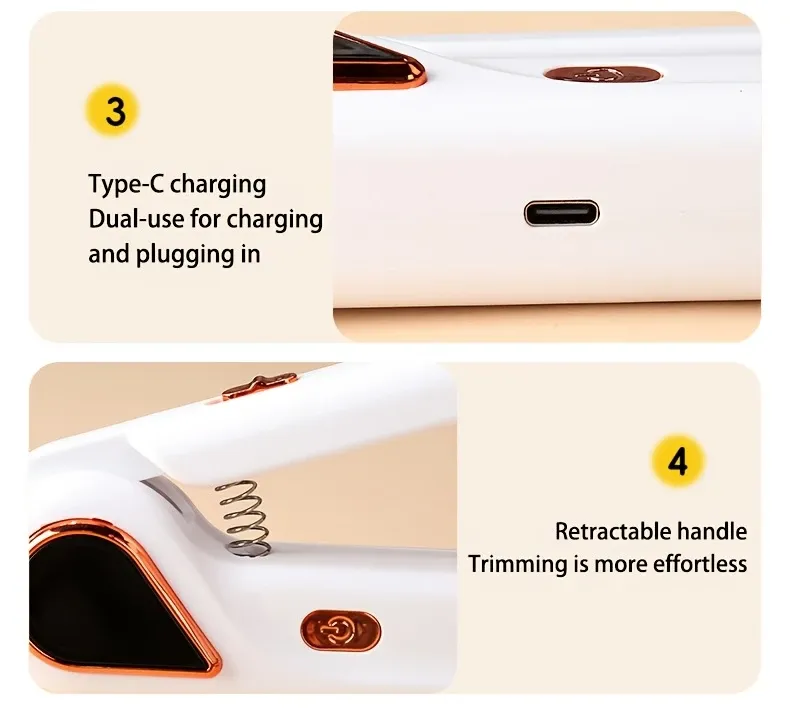 Electric Cat & Dog Nail Trimmer, Black image 9