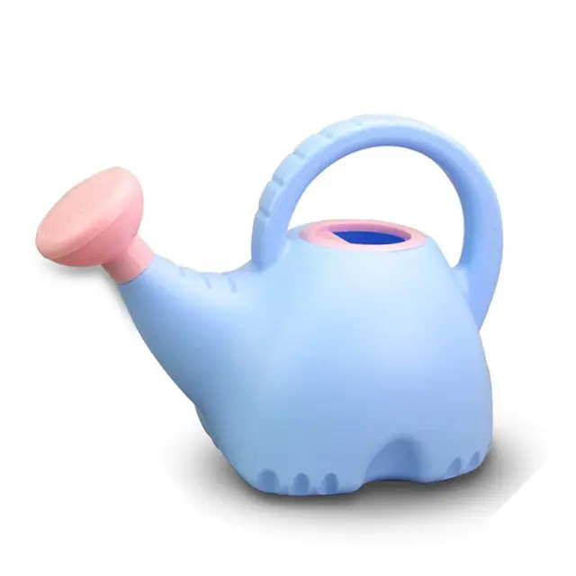 (blue)0.4Gallon Outdoor and Indoor Recycled Plastic Watering Can