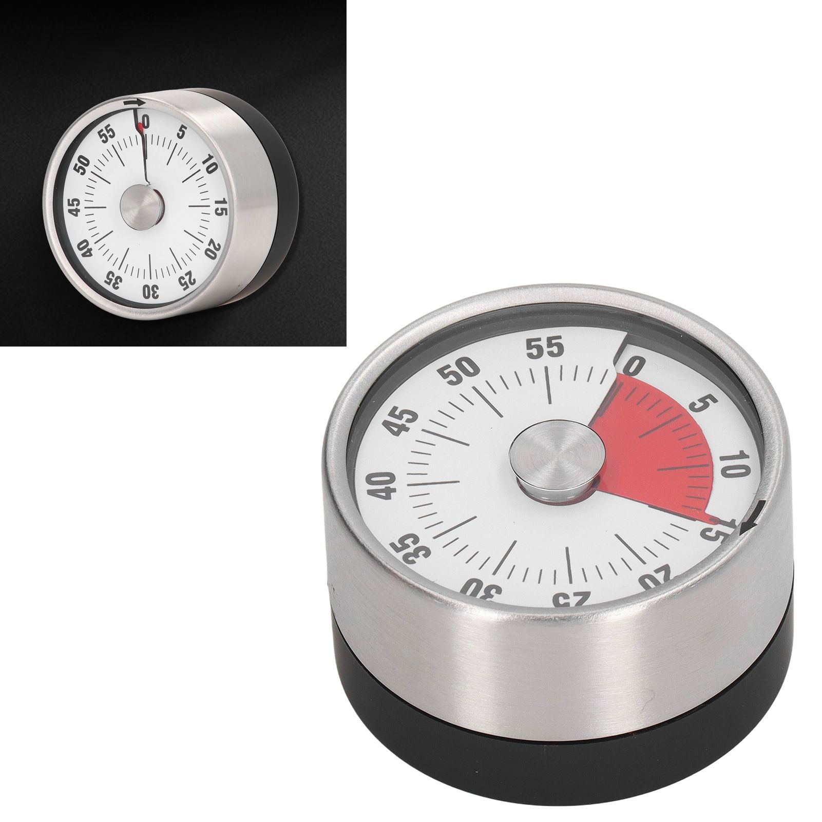 Magnetic Timer Magnet Design Stainless Steel 70db Alert High Accuracy Visual Timer for… image 12