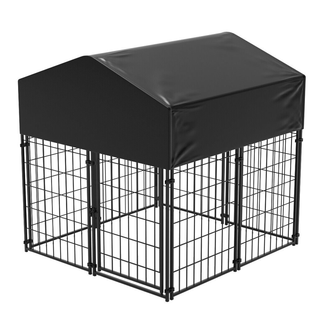 Extra Large Welded Wire Dog Kennel Outdoor Heavy Duty Crate Cage image 3