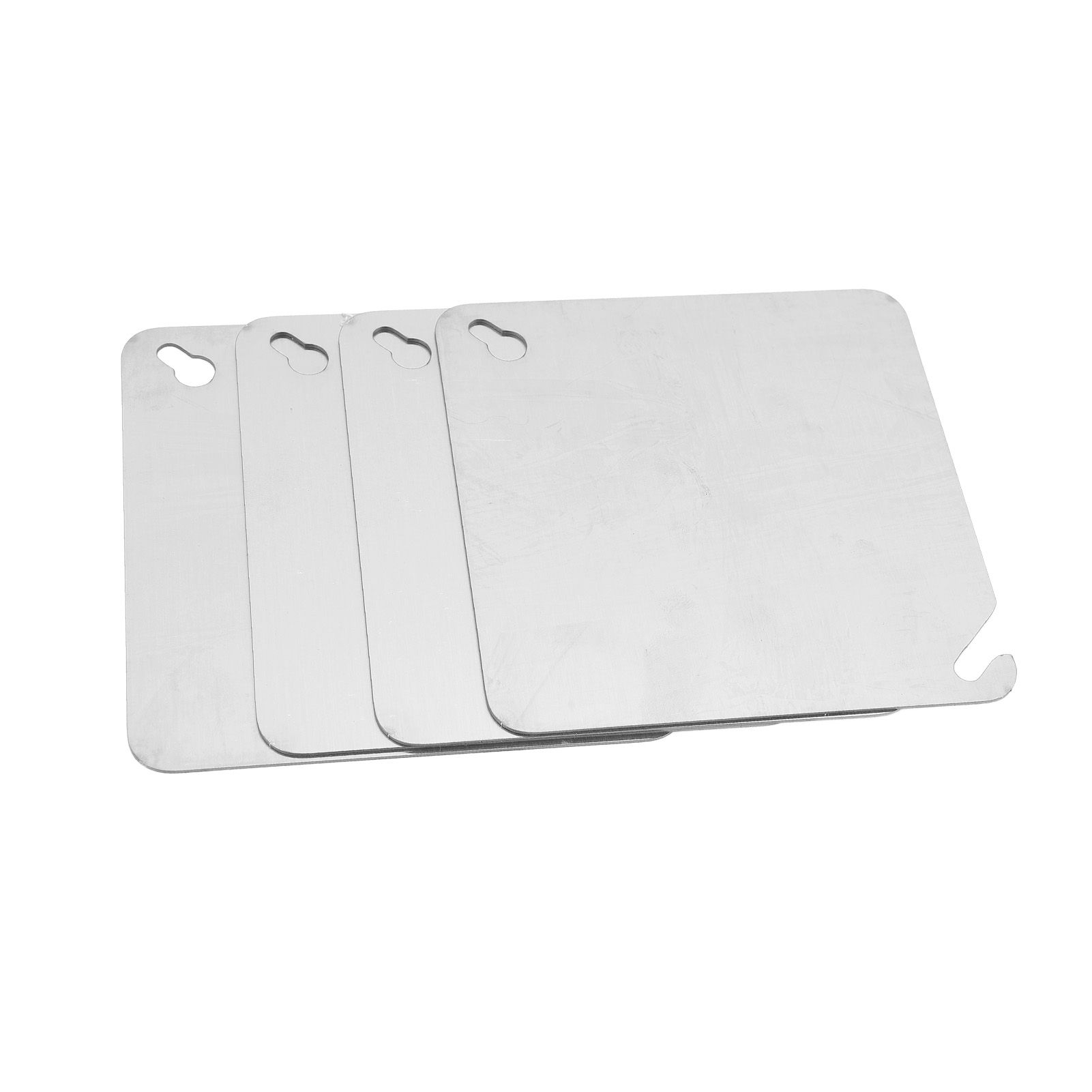4PCS Metal Electrical Box Cover Plates 4 Inch Galvanized Iron Electric Junction Box… image 4
