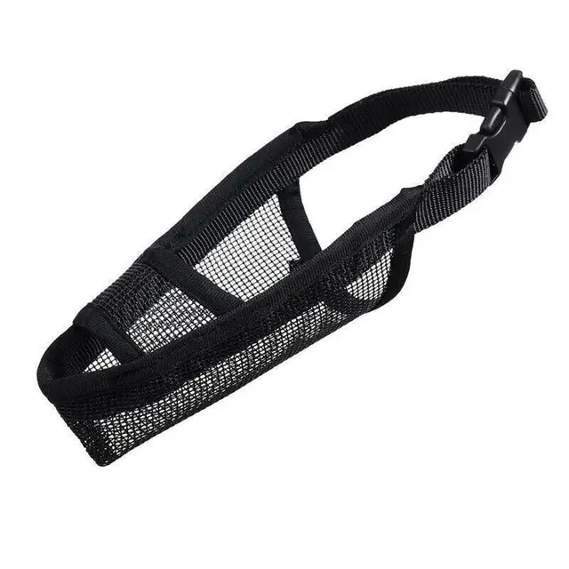 Adjustable XXS Size Pet Dog Mask Mouth Muzzle Anti Barking Bite Stop Chewing Mask…
