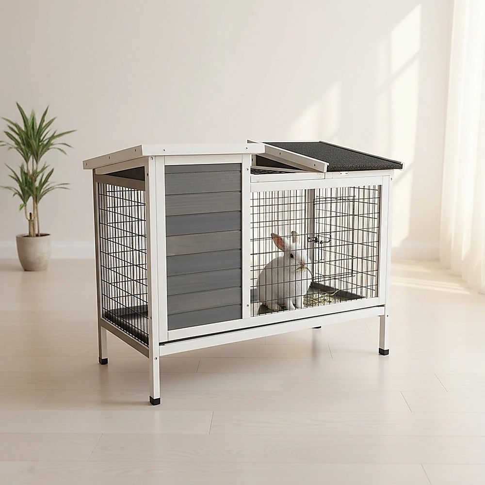 Rabbit Bunny Cage Hutch Pet Cages Enclosure image 3