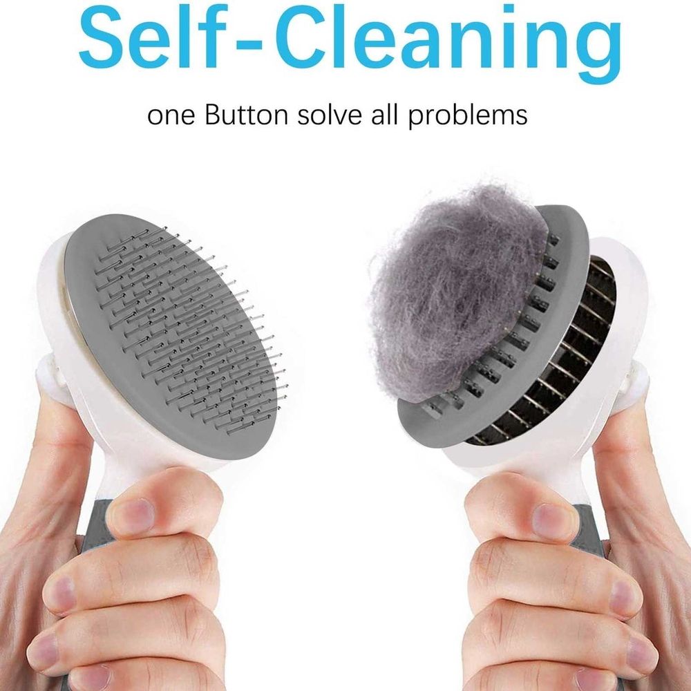 Self-Cleaning Grooming Brush for Dogs and Cats image 5