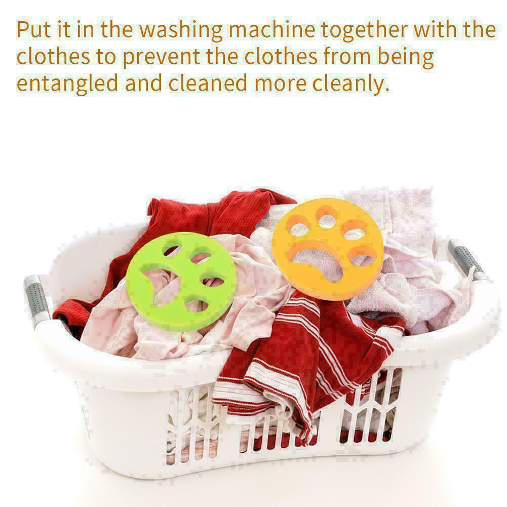 2 Pcs Pet Hair Remover Floating Fur Catcher Laundry Lint Dog CAT Washing Machine image 2