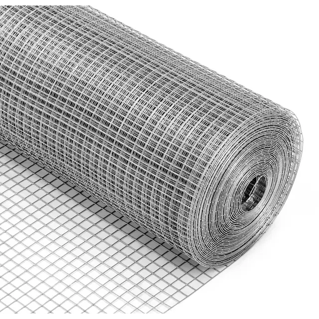 YES4PETS 1 x 5M Galvanised Wire Mesh Garden Pet Chicken Coop Fencing Bird Netting Mesh