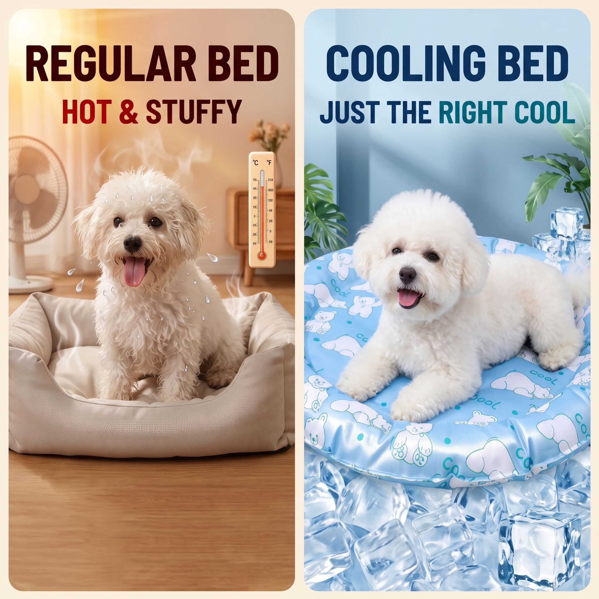 Summer Cooling Pet Bed for Cats and Dogs – Portable Pet Sleeping Pad for Home image 6