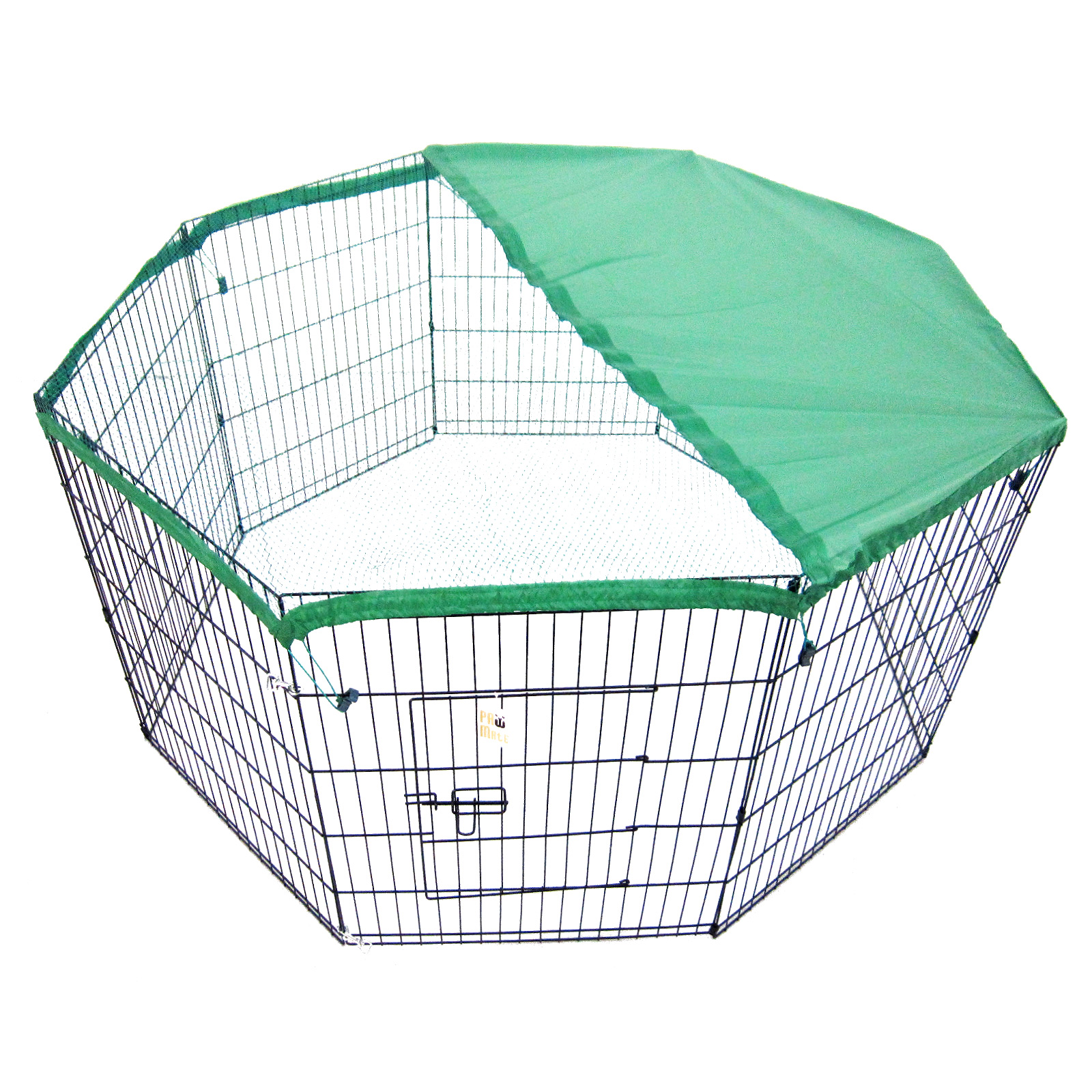 Net Cover Green for Pet Playpen Dog Cage 24in image 2