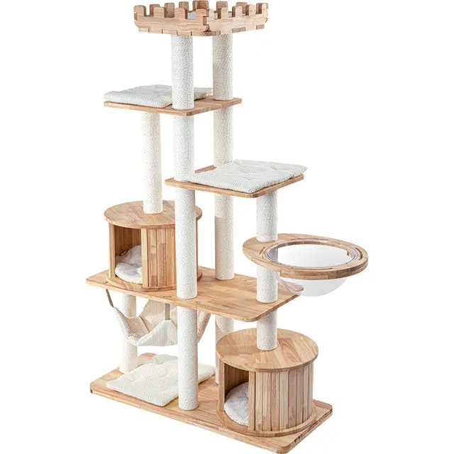 HONEYPOTCAT MZ Grand Elegance Cat Catsle With Space Capsule - PRO 176cm