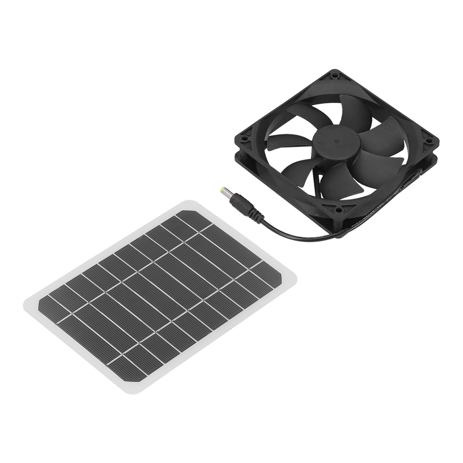 6W Solar Panel with Cooling Fan Mini Ventilator Solar Powered Exhaust Fan for Pet Dog… image 5